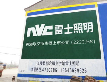 荊州家電 建材 醫療 通訊墻體廣告制作,荊州最專業的墻體廣告公司